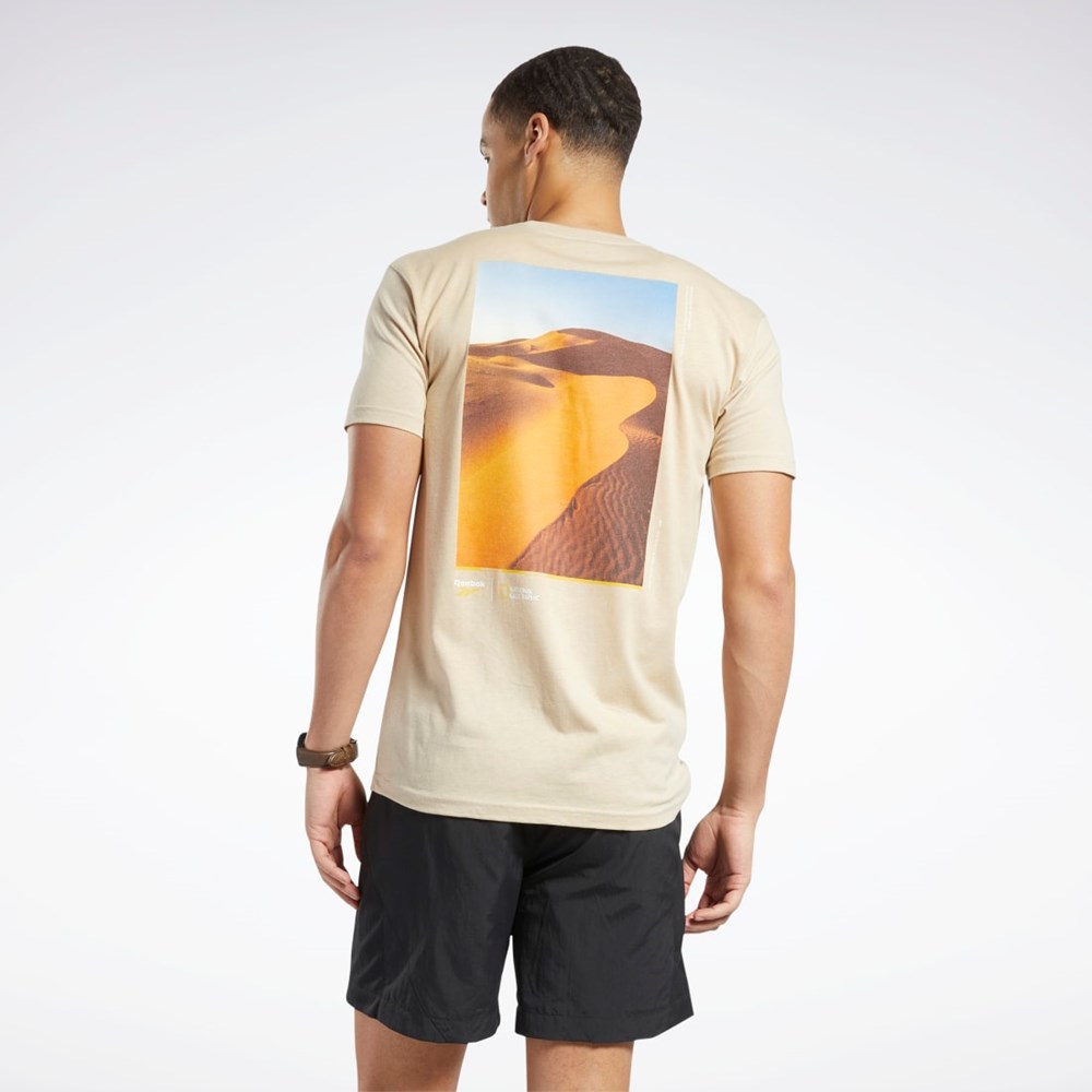 Reebok National Geographic Krátké Sleeve T-Shirt Multi | NRPIC9804