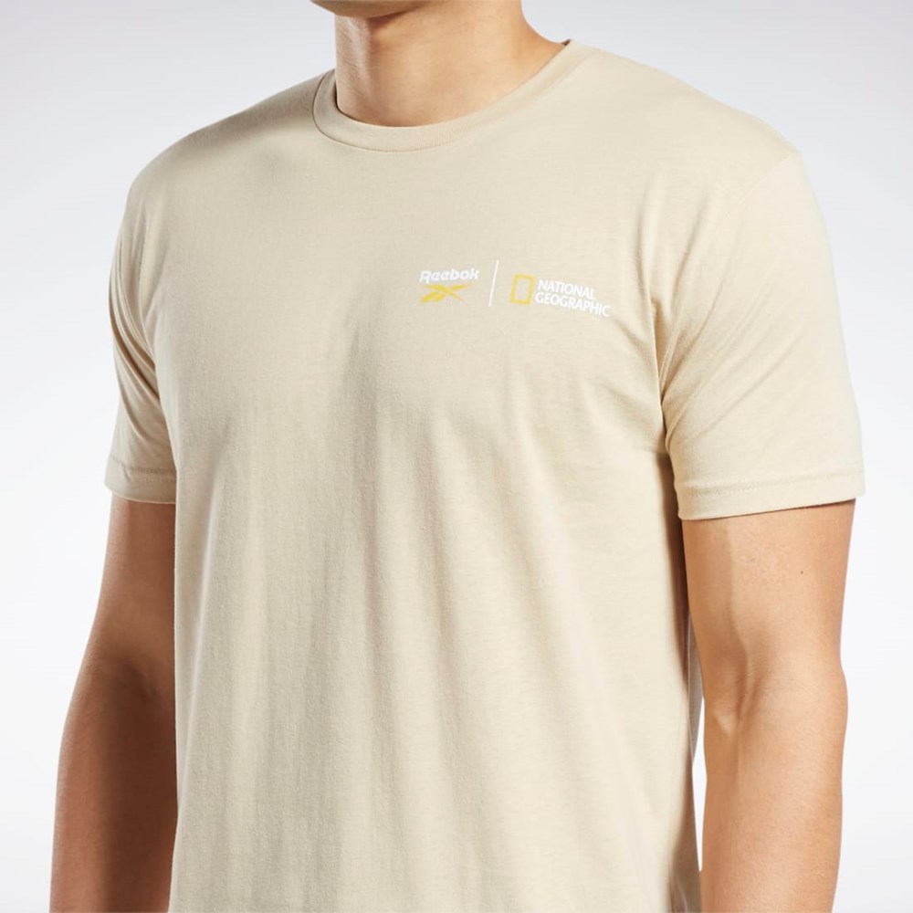 Reebok National Geographic Krátké Sleeve T-Shirt Multi | NRPIC9804