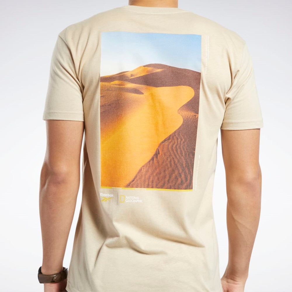 Reebok National Geographic Krátké Sleeve T-Shirt Multi | NRPIC9804