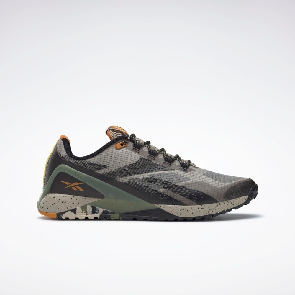Reebok National Geographic Nano X1 Adventure Shoes Světle Černé Zelene | YHNUJ8724