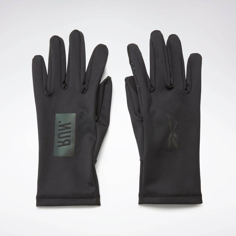 Reebok OS Run Gloves Černé | JHDVE6057