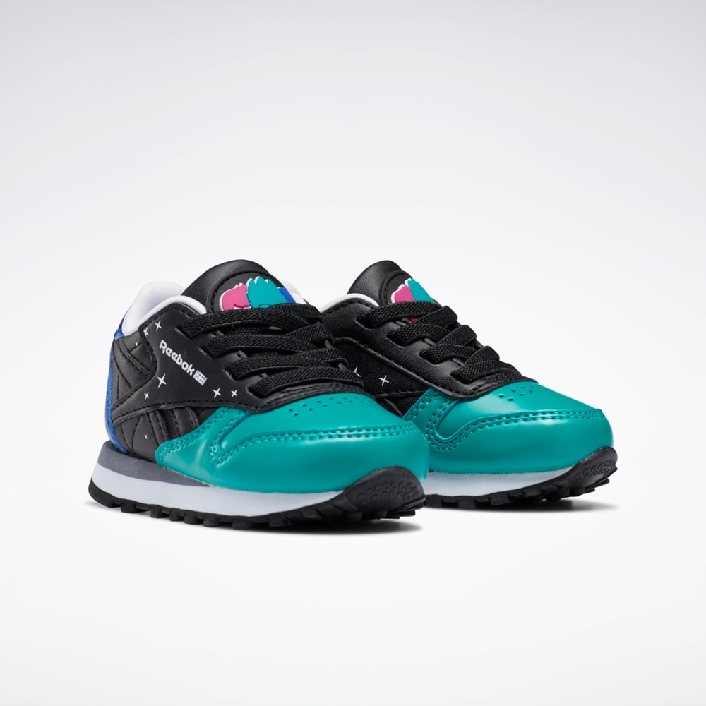 Reebok PJ Masks Classic Leather Shoes - Toddler Černé | YETKQ2073