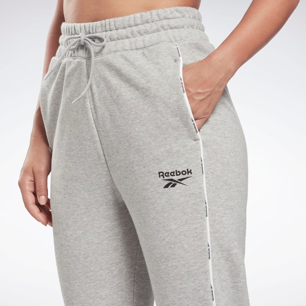 Reebok Piping Joggers Šedé | SUKYX1407