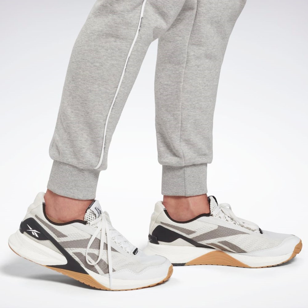 Reebok Piping Joggers Šedé | SUKYX1407