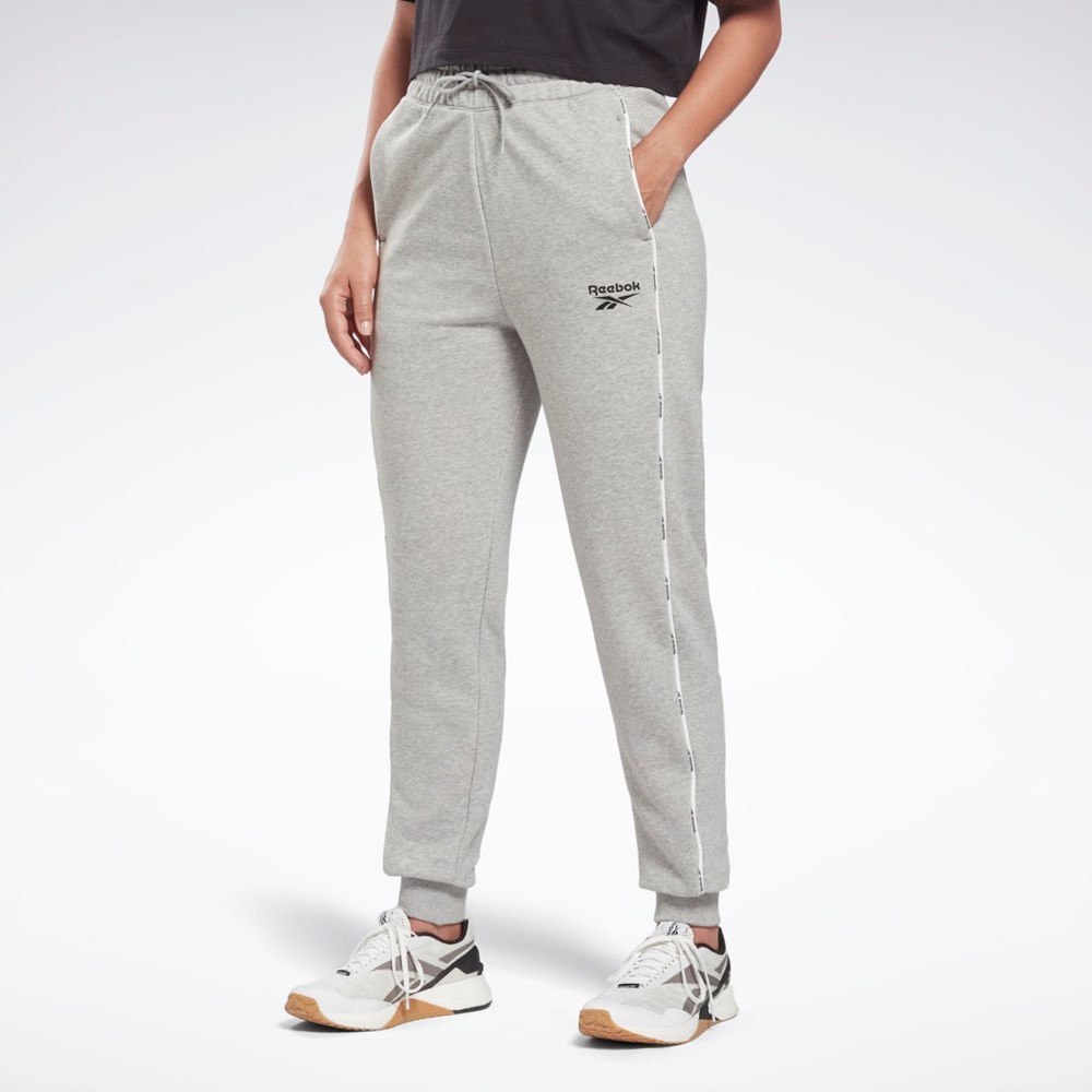 Reebok Piping Joggers Šedé | SUKYX1407
