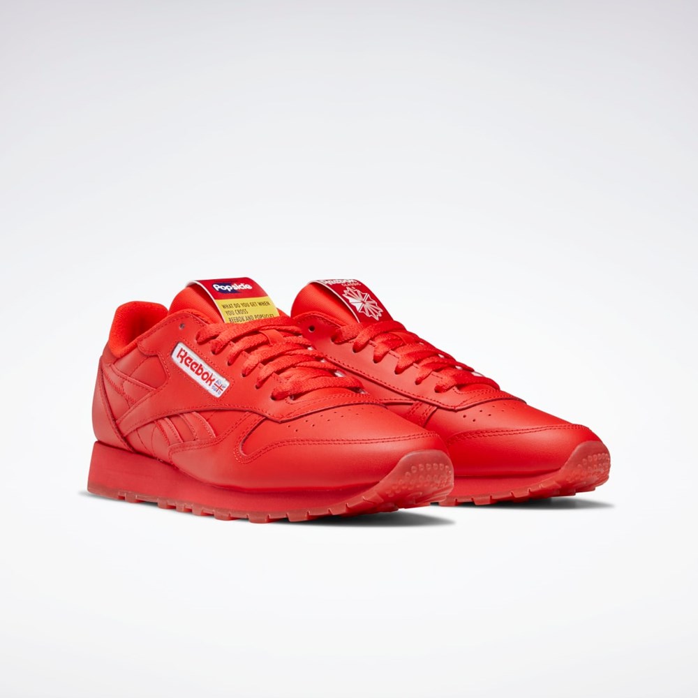 Reebok Popsicle Classic Leather Shoes Červené Červené Červené | NQAKW4319