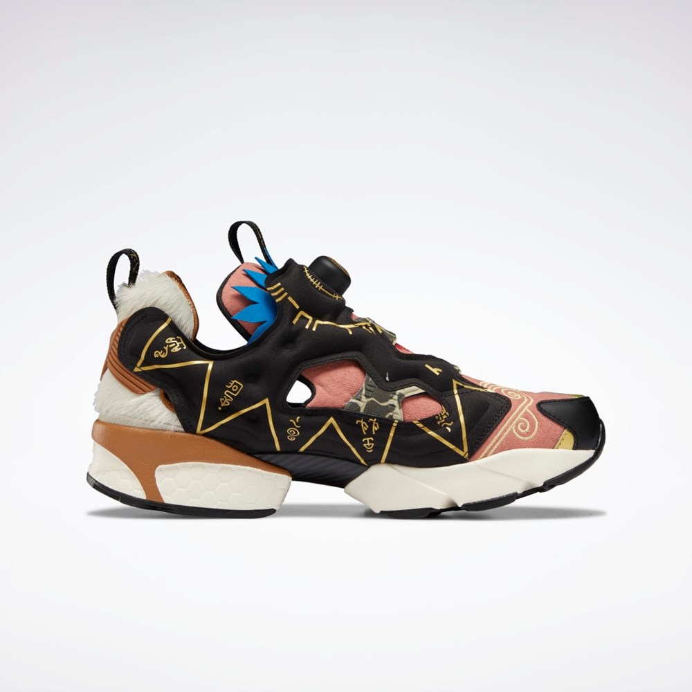 Reebok Power Rangers Instapump Fury 94 Shoes Černé Zlaté | ZDXTE9236