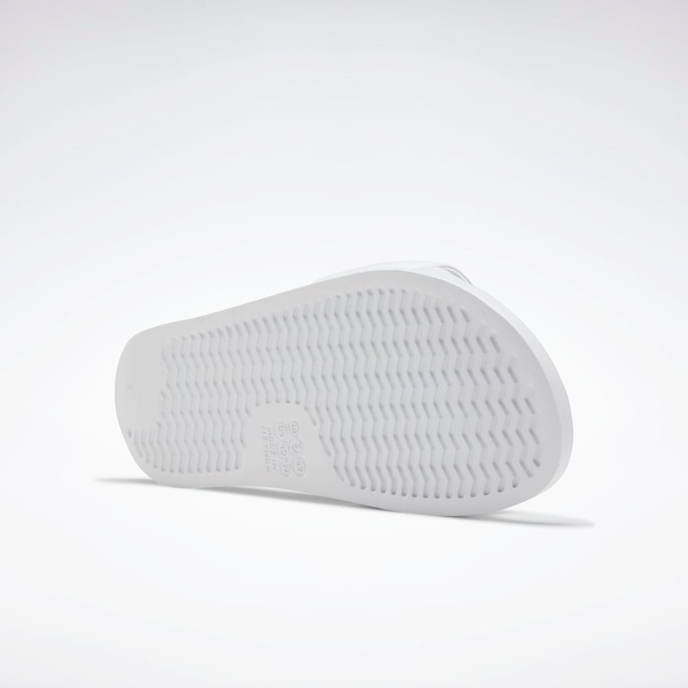 Reebok Reebok Classic Slides Bílé Tmavě Blankyt Červené | PDWKM5492