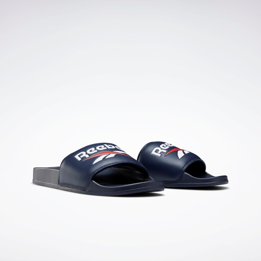 Reebok Reebok Classic Slides Tmavě Blankyt Bílé Červené | ELZFC5237