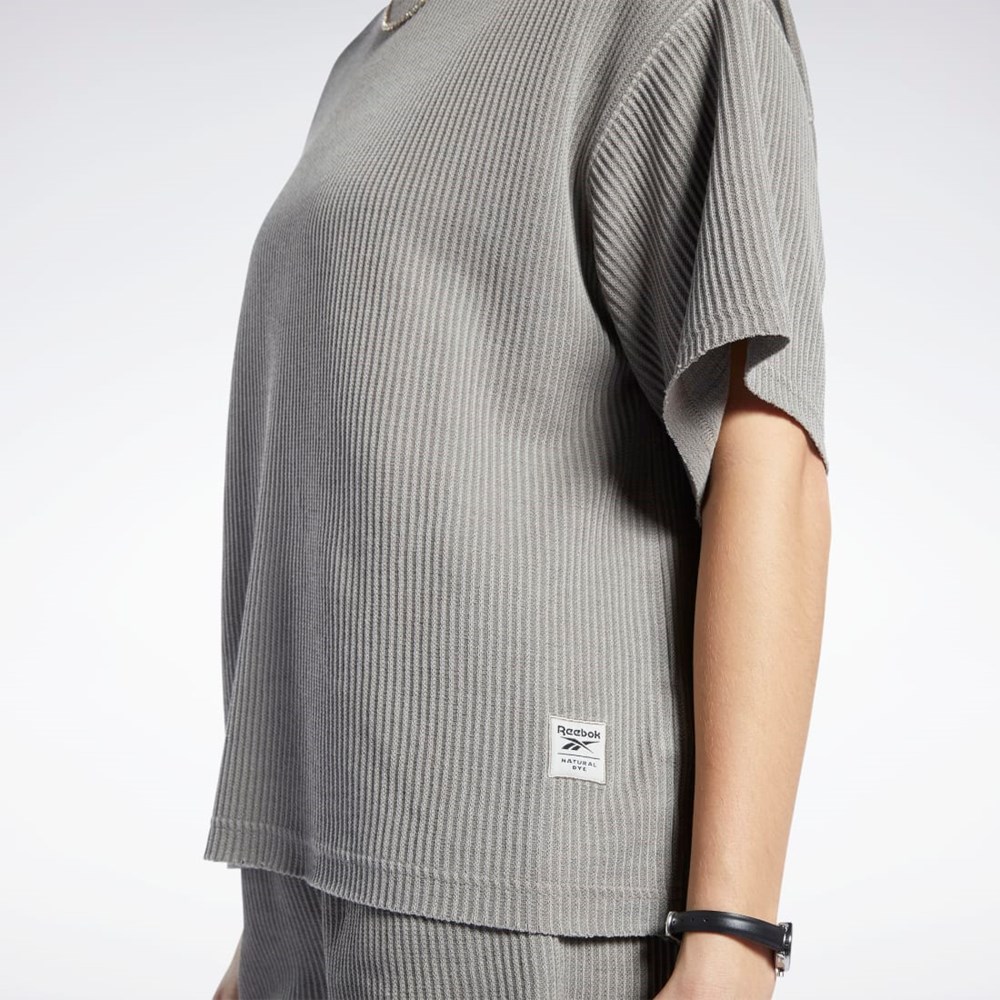 Reebok Reebok Classics Natural Dye Waffle T-Shirt Šedé | SXDZP2374