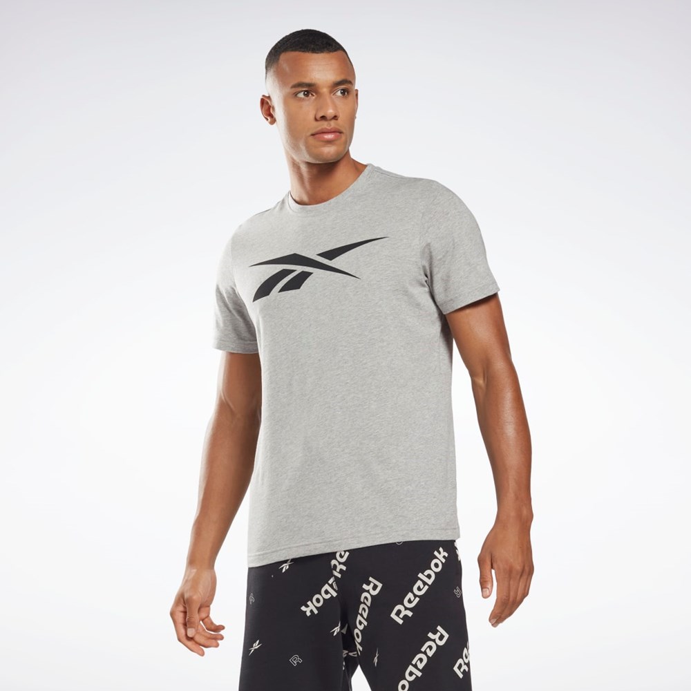 Reebok Reebok Grafická Series Vector T-Shirt Šedé | ERNHM3984