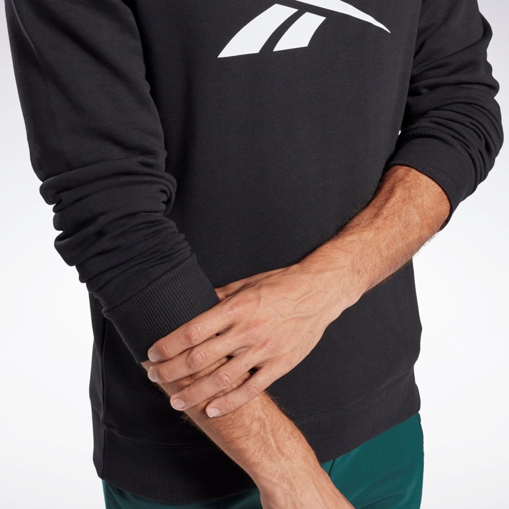 Reebok Reebok Identity Big Logo Crew Černé | LMWYD3960