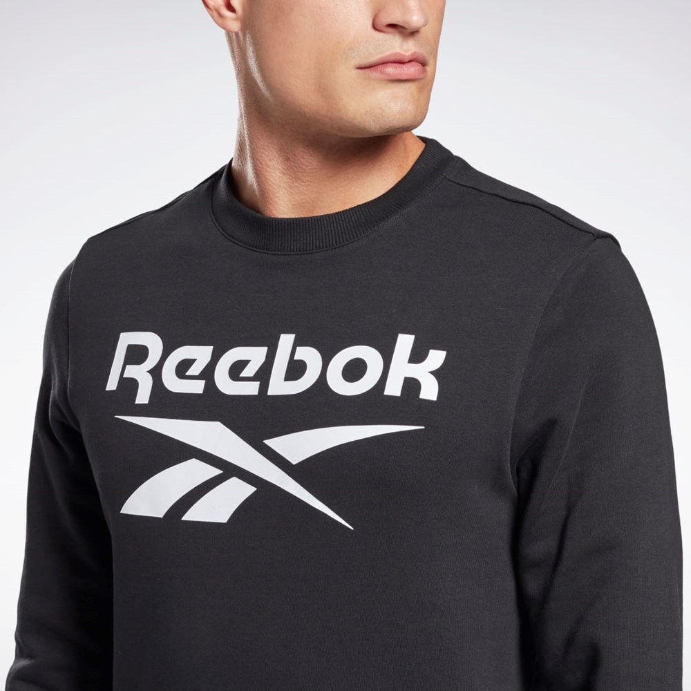 Reebok Reebok Identity Big Logo Crew Černé | LMWYD3960