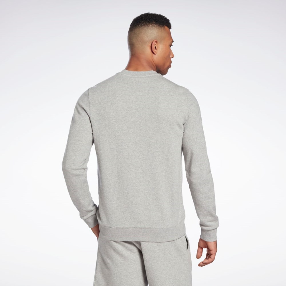 Reebok Reebok Identity Big Logo Crew Šedé Černé | RXHGJ9231