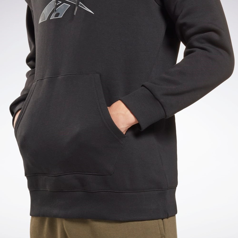 Reebok Reebok Identity Big Logo Hoodie Černé | VCGLA6913