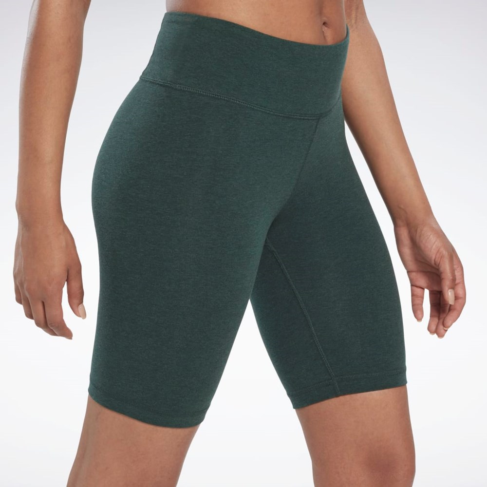 Reebok Reebok Identity Fitted Logo Shorts Zelene | OBVHM7604