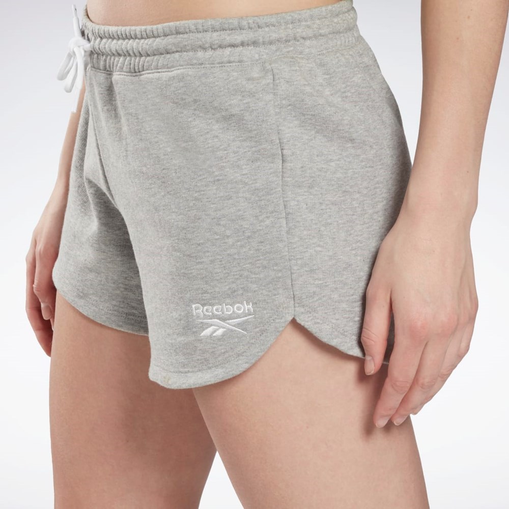 Reebok Reebok Identity French Terry Shorts Šedé Bílé | BKOWZ7421