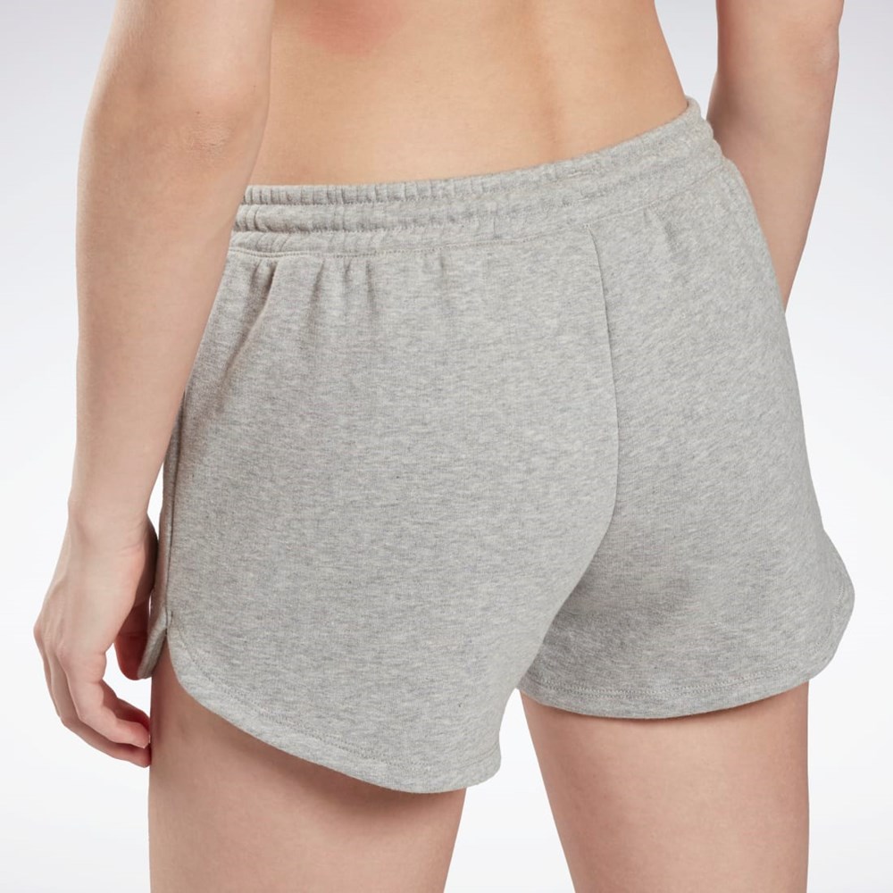 Reebok Reebok Identity French Terry Shorts Šedé Bílé | BKOWZ7421