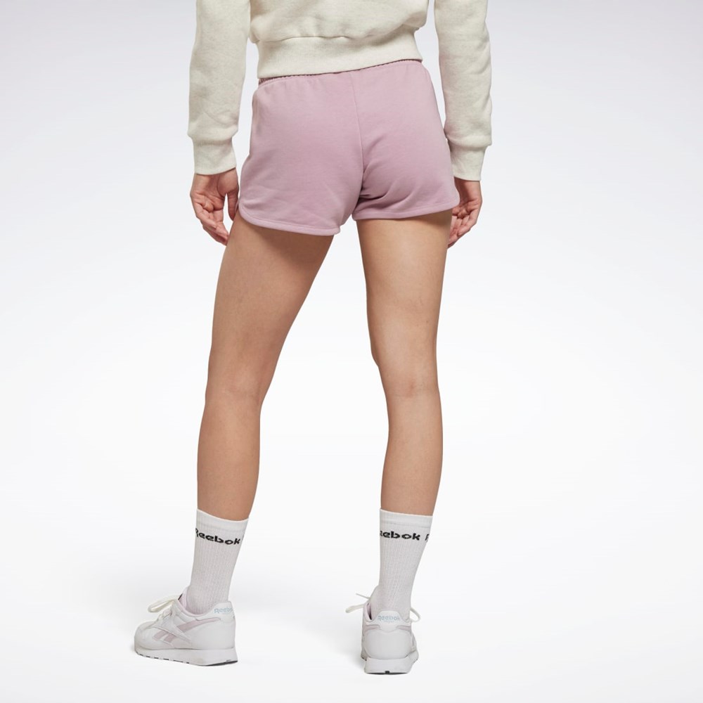 Reebok Reebok Identity French Terry Shorts Infused Lilac | DNUMB0786