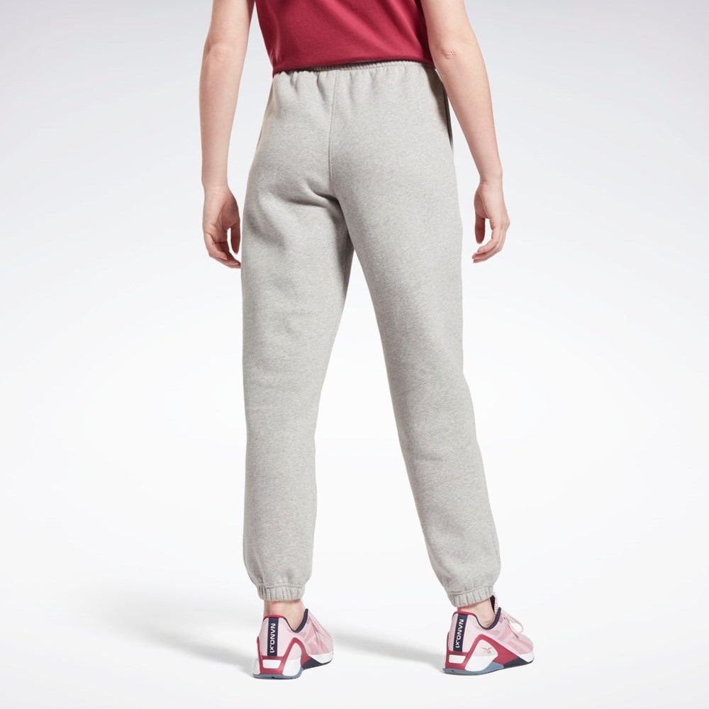 Reebok Reebok Identity Logo Fleece Joggers Šedé | LAGKR3954
