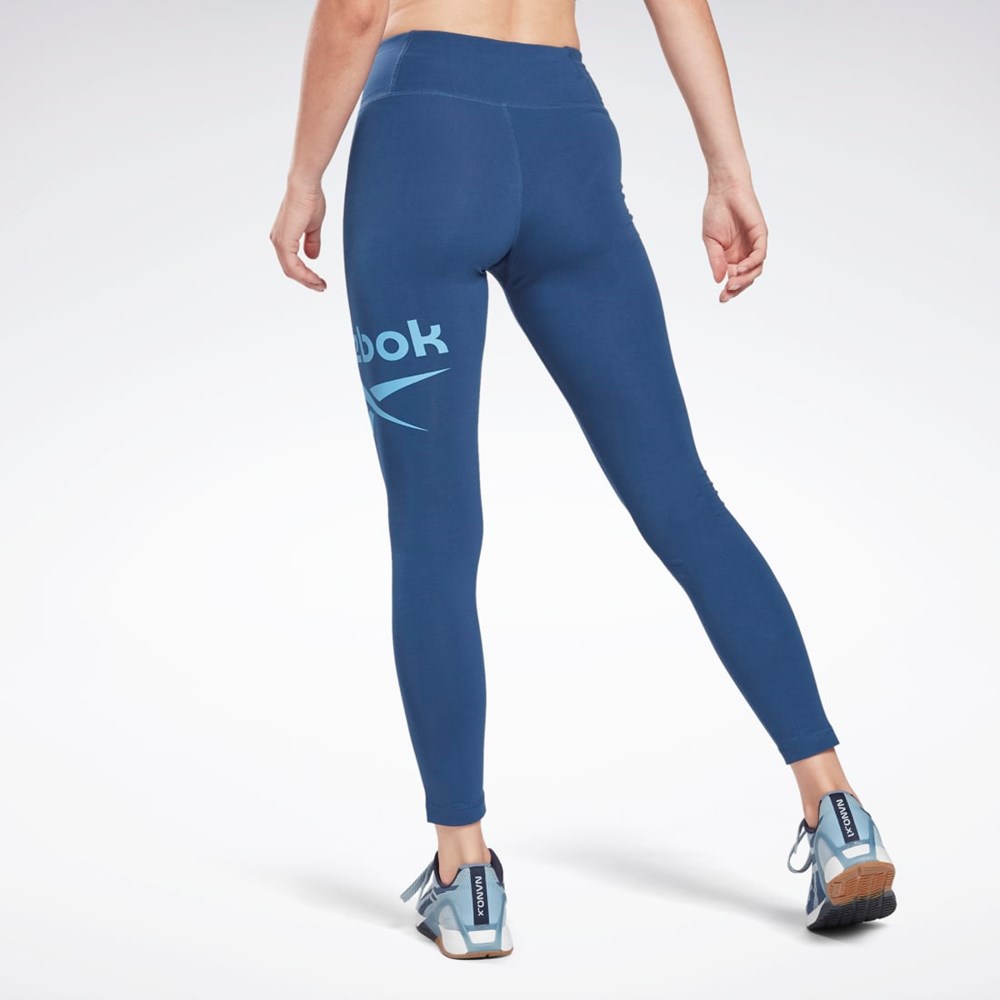 Reebok Reebok Identity Logo Leggings Blankyt | GWJRT3084