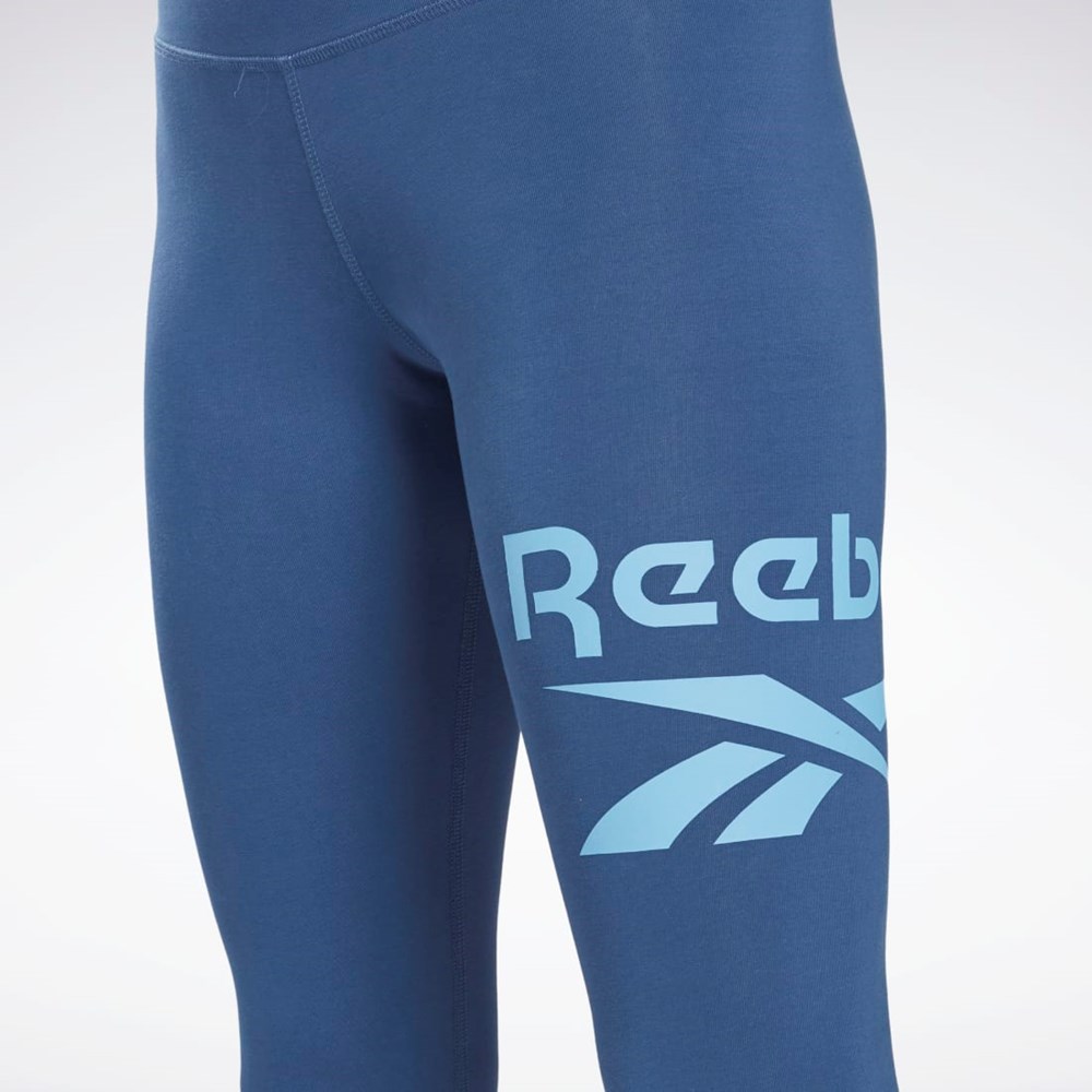 Reebok Reebok Identity Logo Leggings Blankyt | GWJRT3084