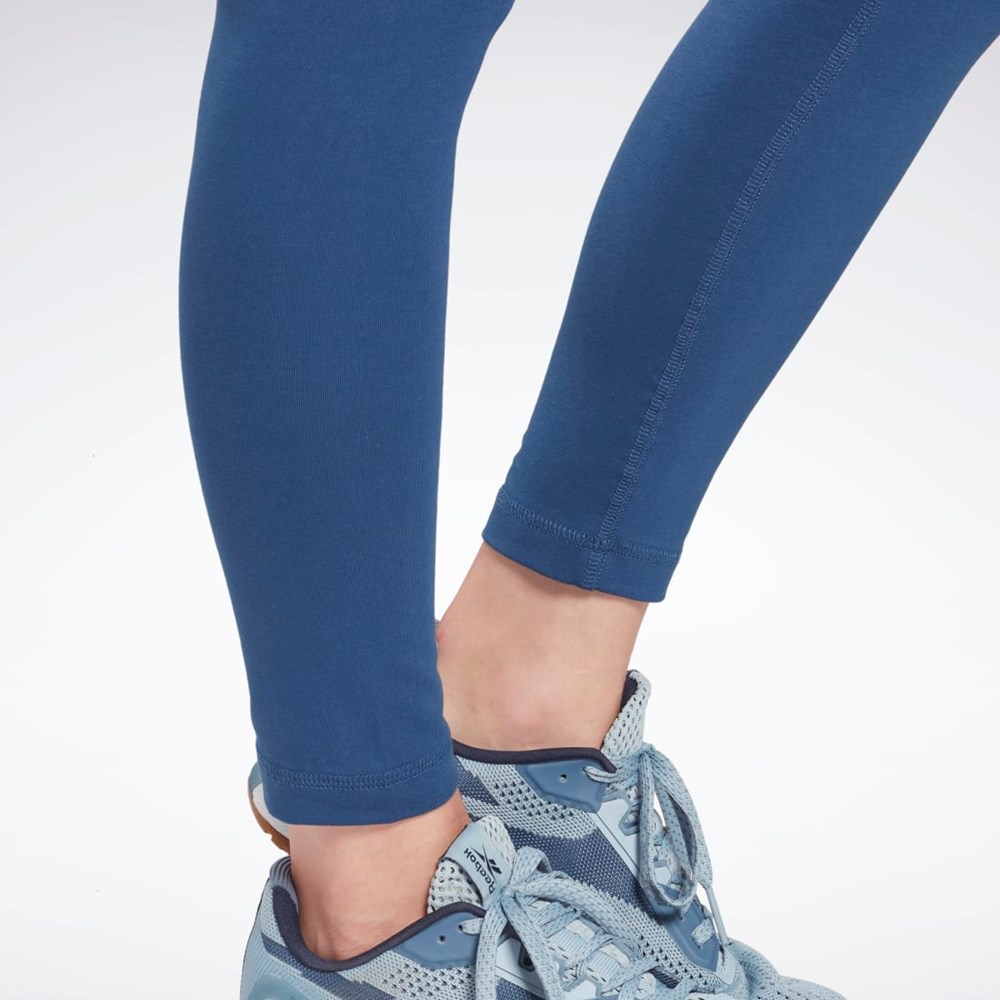 Reebok Reebok Identity Logo Leggings Blankyt | GWJRT3084