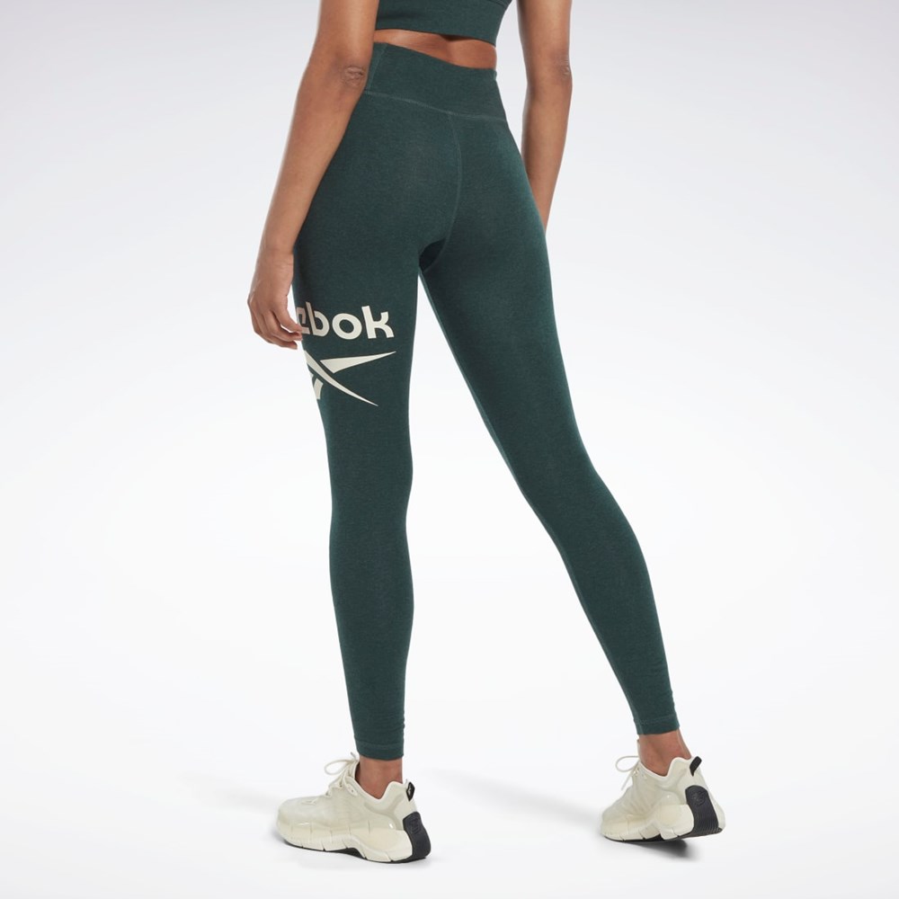 Reebok Reebok Identity Logo Leggings Zelene | DXFYC4532