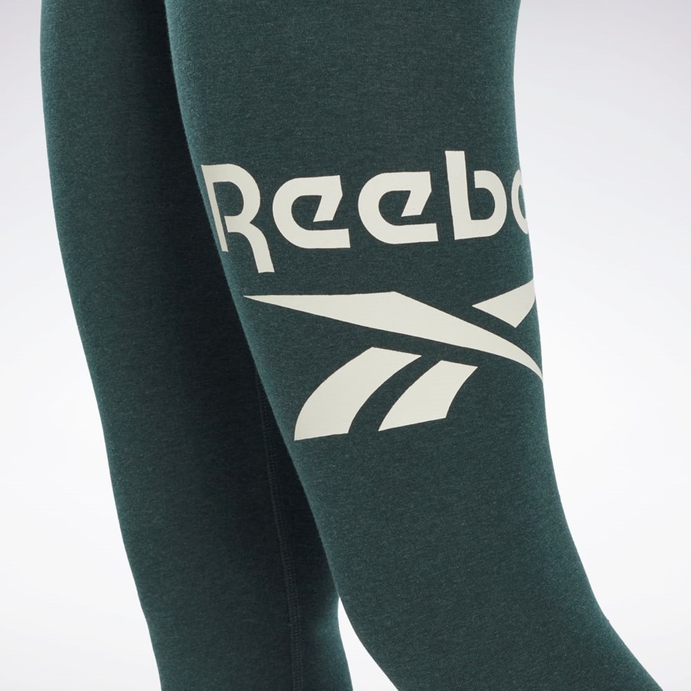 Reebok Reebok Identity Logo Leggings Zelene | DXFYC4532