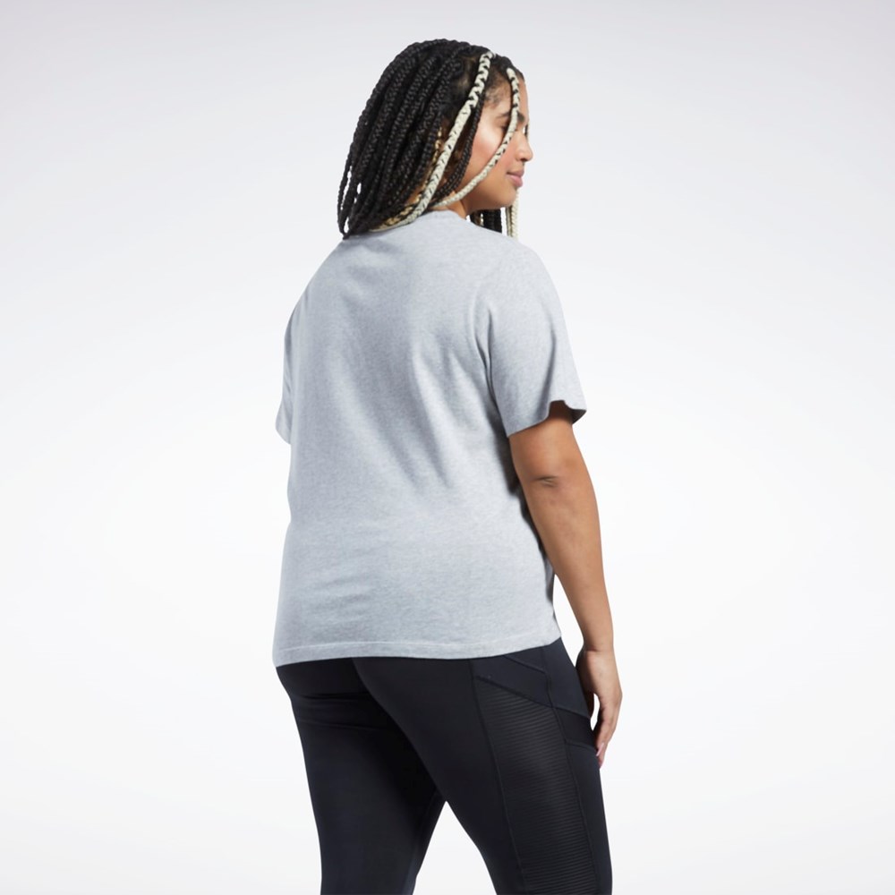 Reebok Reebok Identity T-Shirt (Plus Size) Šedé | IGSQO2498