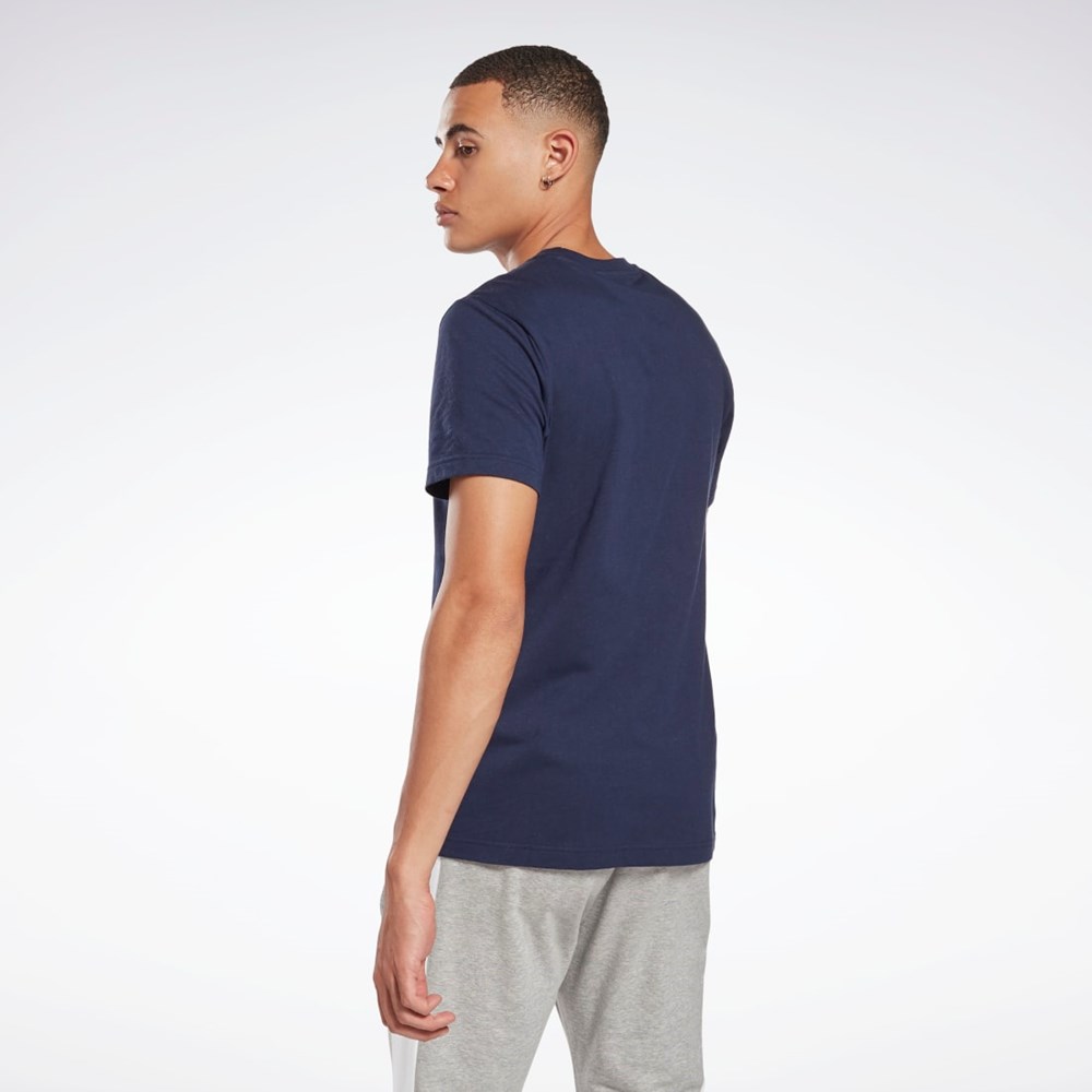 Reebok Reebok Identity T-Shirt Tmavě Blankyt | QRASL0816