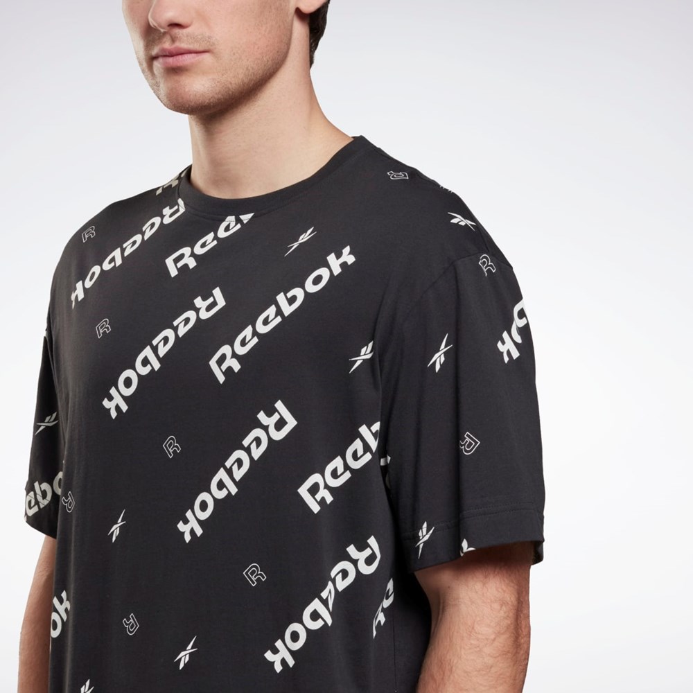 Reebok Reebok Identity T-Shirt Černé | IMAJL3847