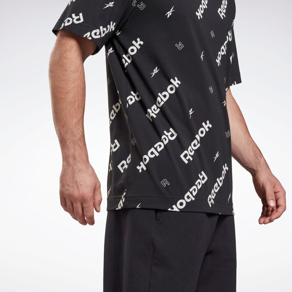 Reebok Reebok Identity T-Shirt Černé | IMAJL3847