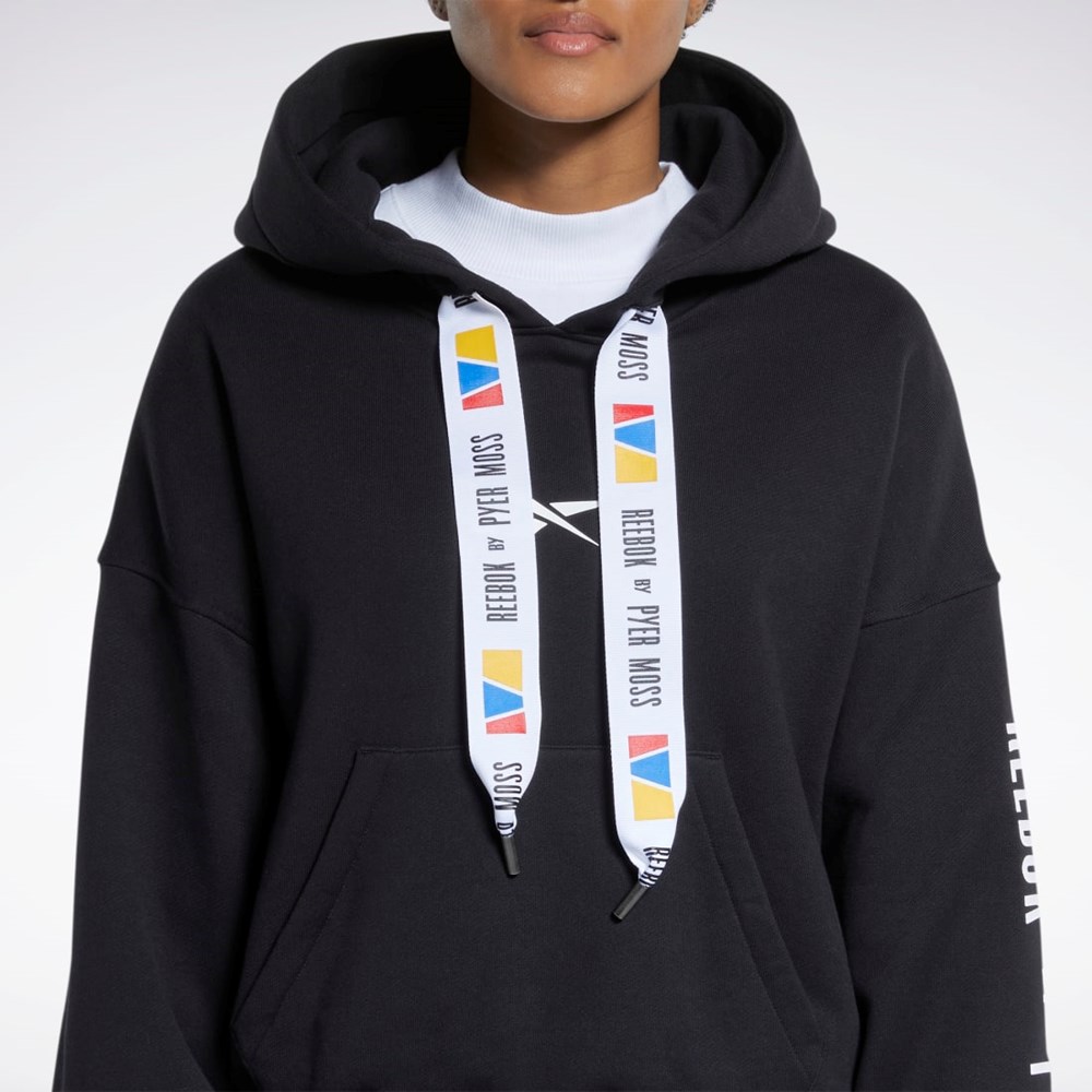 Reebok Reebok by Pyer Moss Hoodie Černé | PTCKG7210