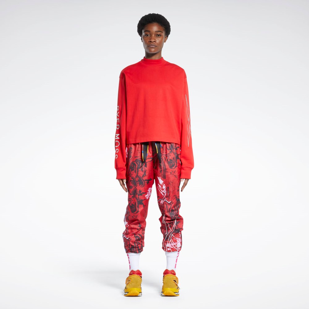 Reebok Reebok by Pyer Moss Pants Červené | ELTRC4918