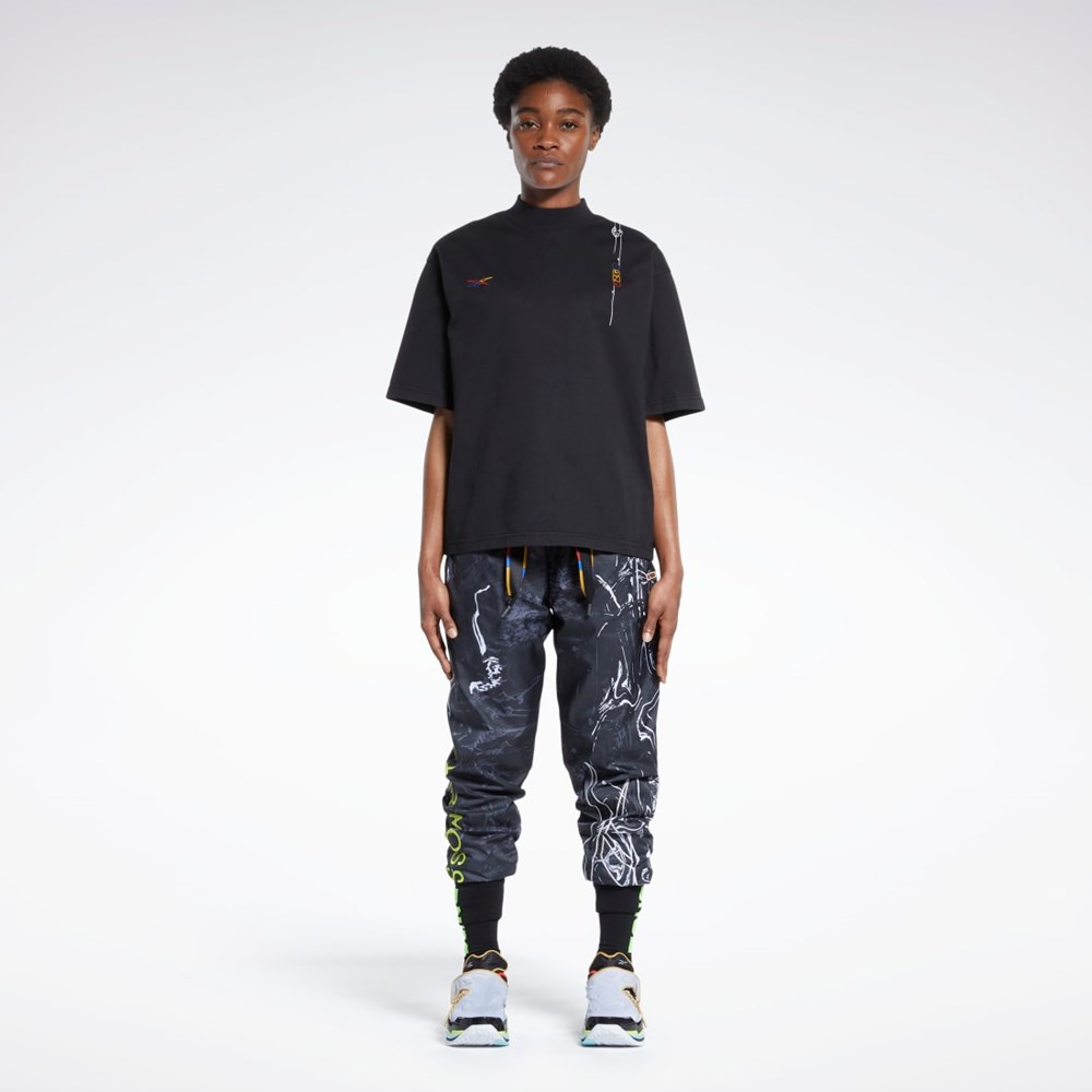 Reebok Reebok by Pyer Moss Tee Černé | ZWAKH9412