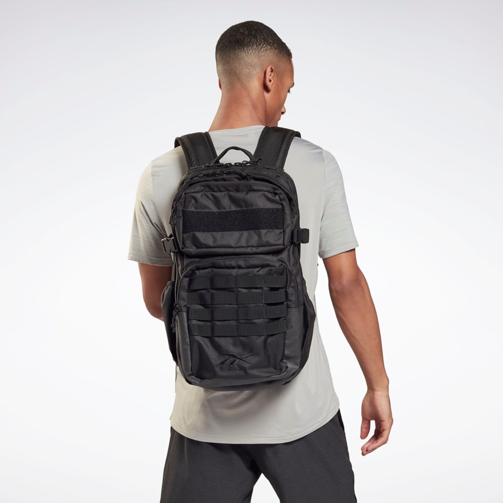 Reebok Tréninková Day Backpack Černé Černé Černé | VLSWU5869