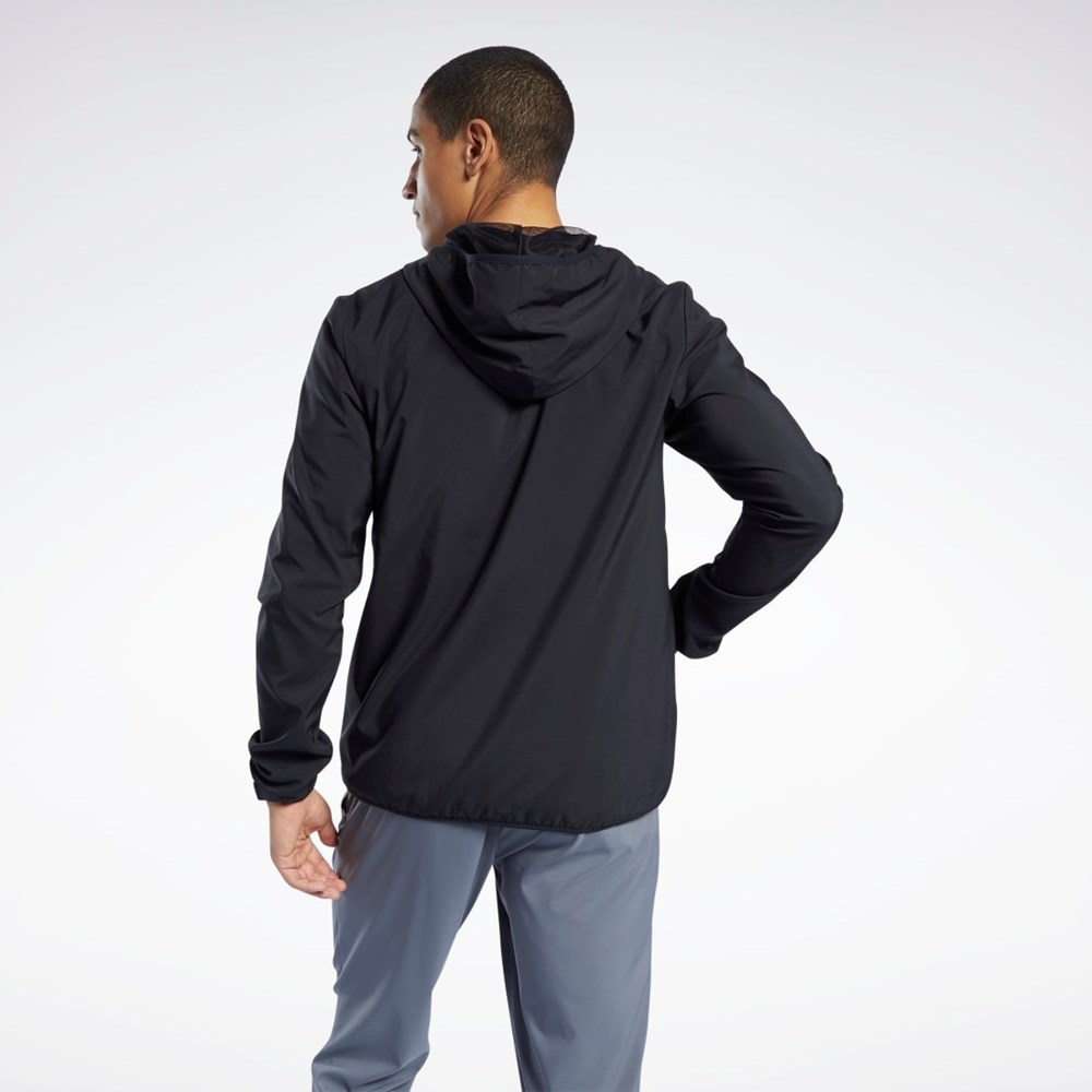 Reebok Tréninková Essentials Jacket Černé | AQVWS9370