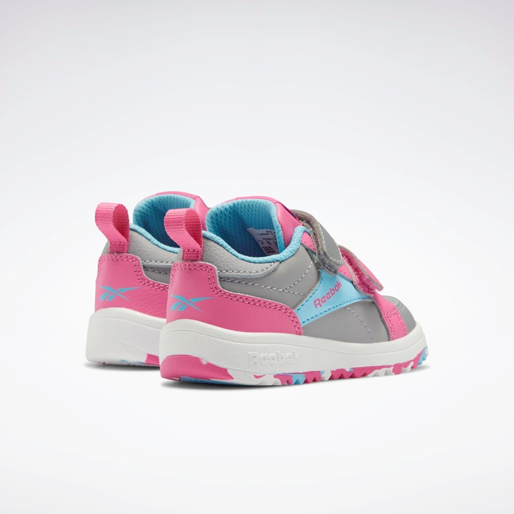Reebok Weebok Clasp Low Shoes - Toddler Šedé Blankyt Růžové | UKMSC1058