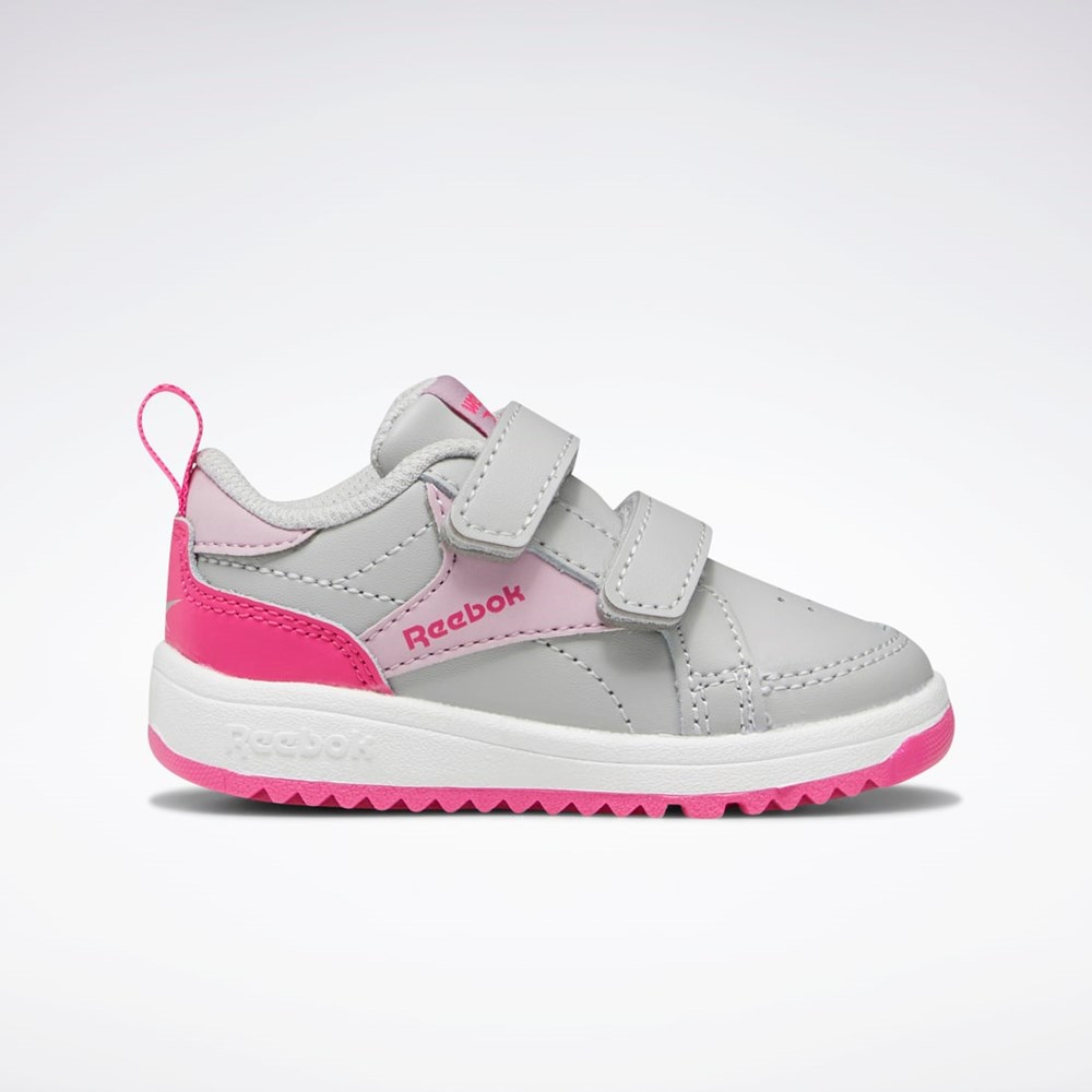 Reebok Weebok Clasp Low Shoes - Toddler Šedé Růžové | WEPKR6201