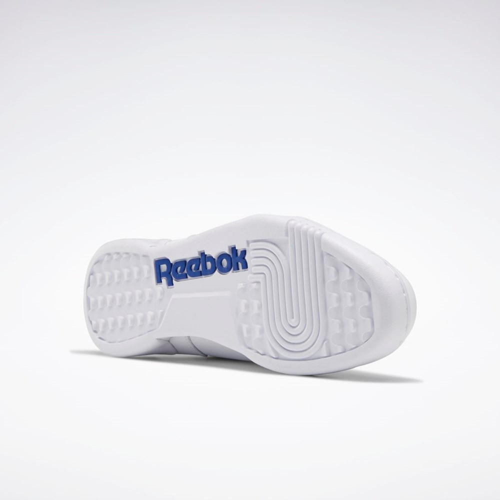 Reebok Workout Plus Shoes Bílé Královská Modrá | IDQJL7605