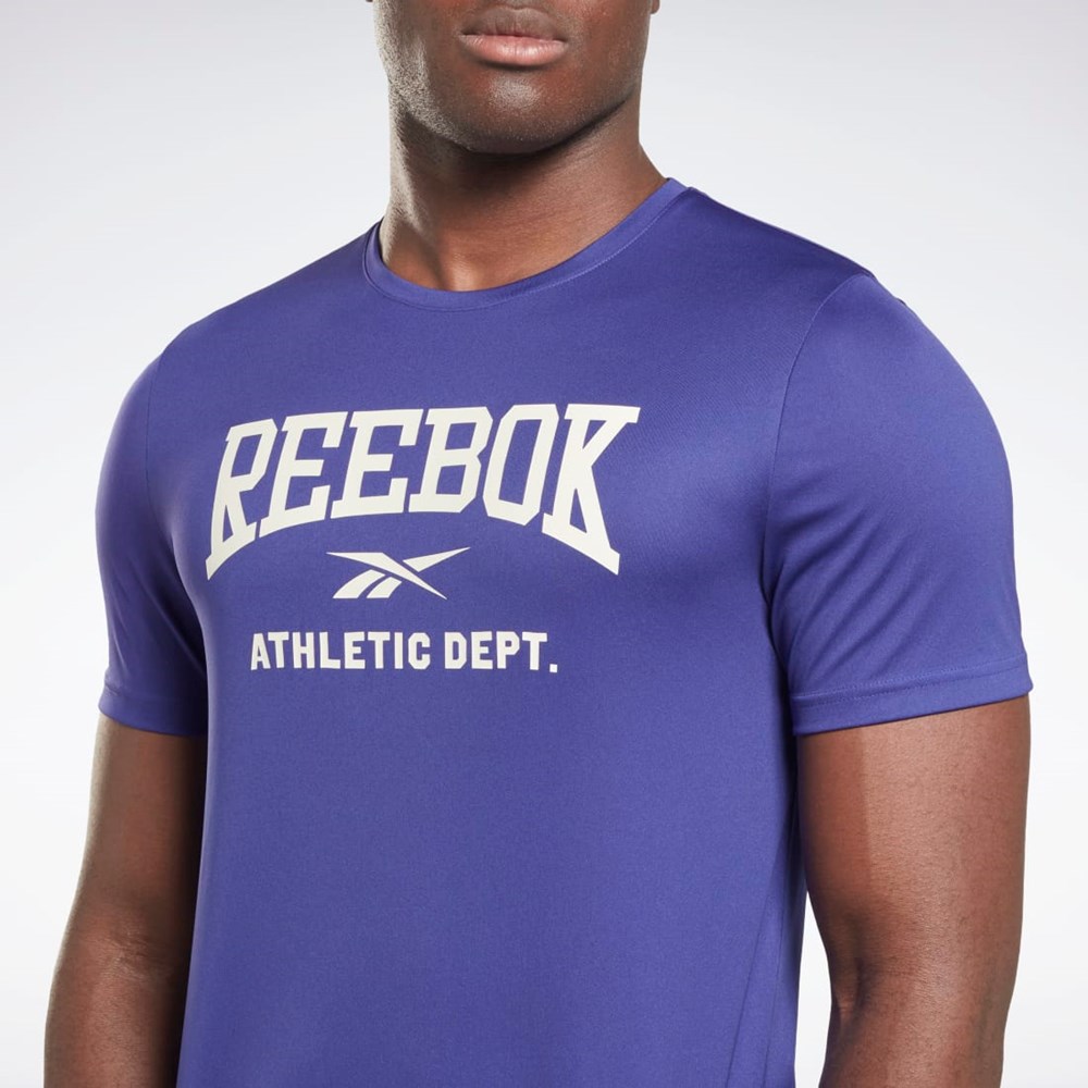 Reebok Workout Ready Grafická T-Shirt Fialové | LKSIQ8142