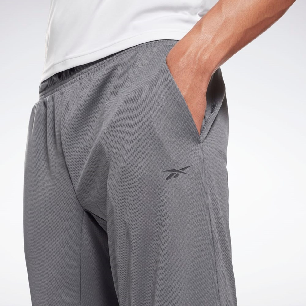 Reebok Workout Ready Pants Šedé | HCYZO5609