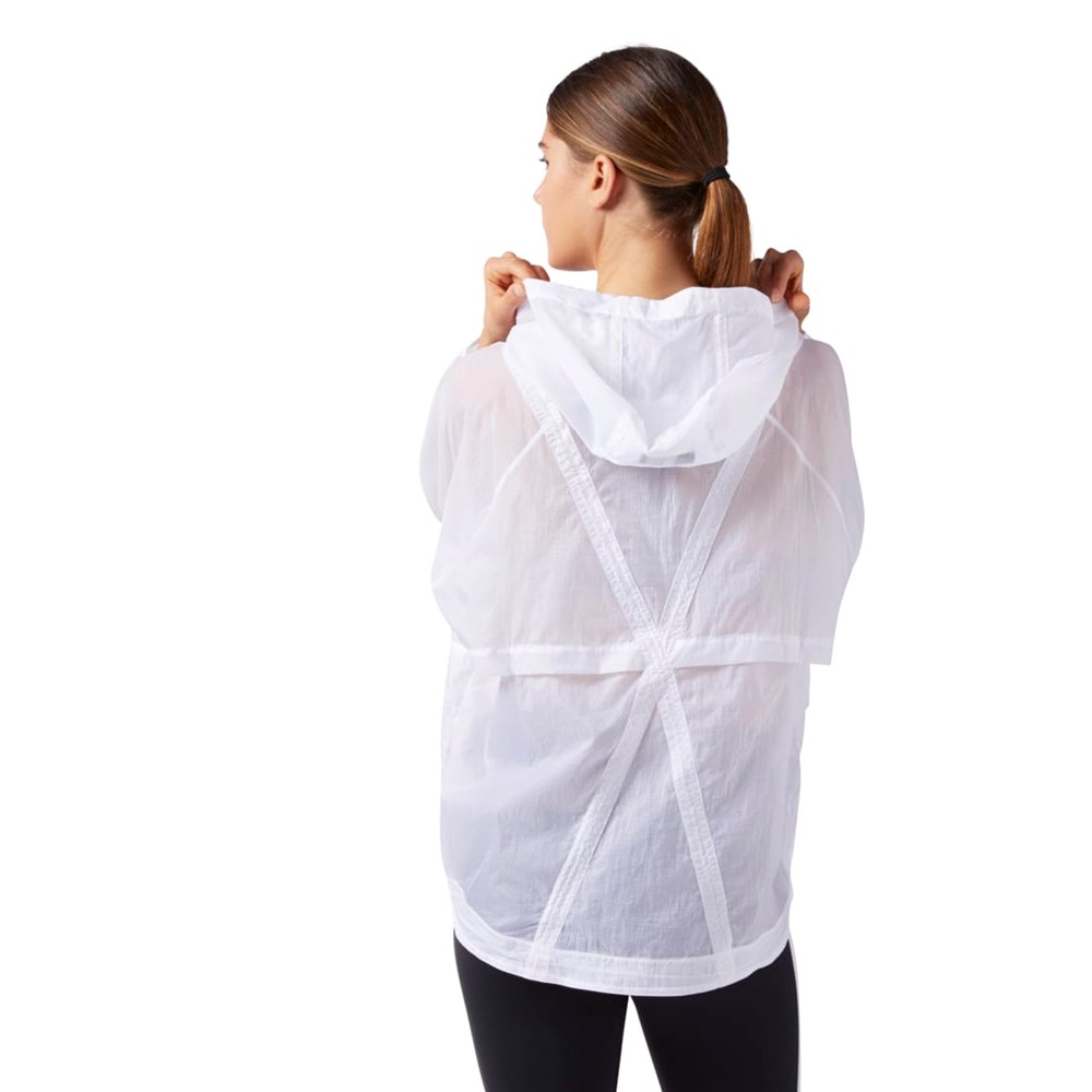 Reebok Woven Anorak Jacket Bílé | DYPCT2518