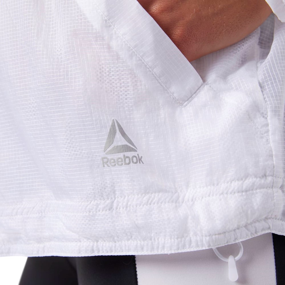 Reebok Woven Anorak Jacket Bílé | DYPCT2518