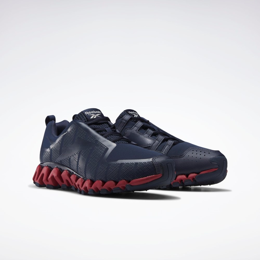 Reebok ZigWild Trailové 6 Shoes Tmavě Blankyt Červené Šedé | MCTNP6412