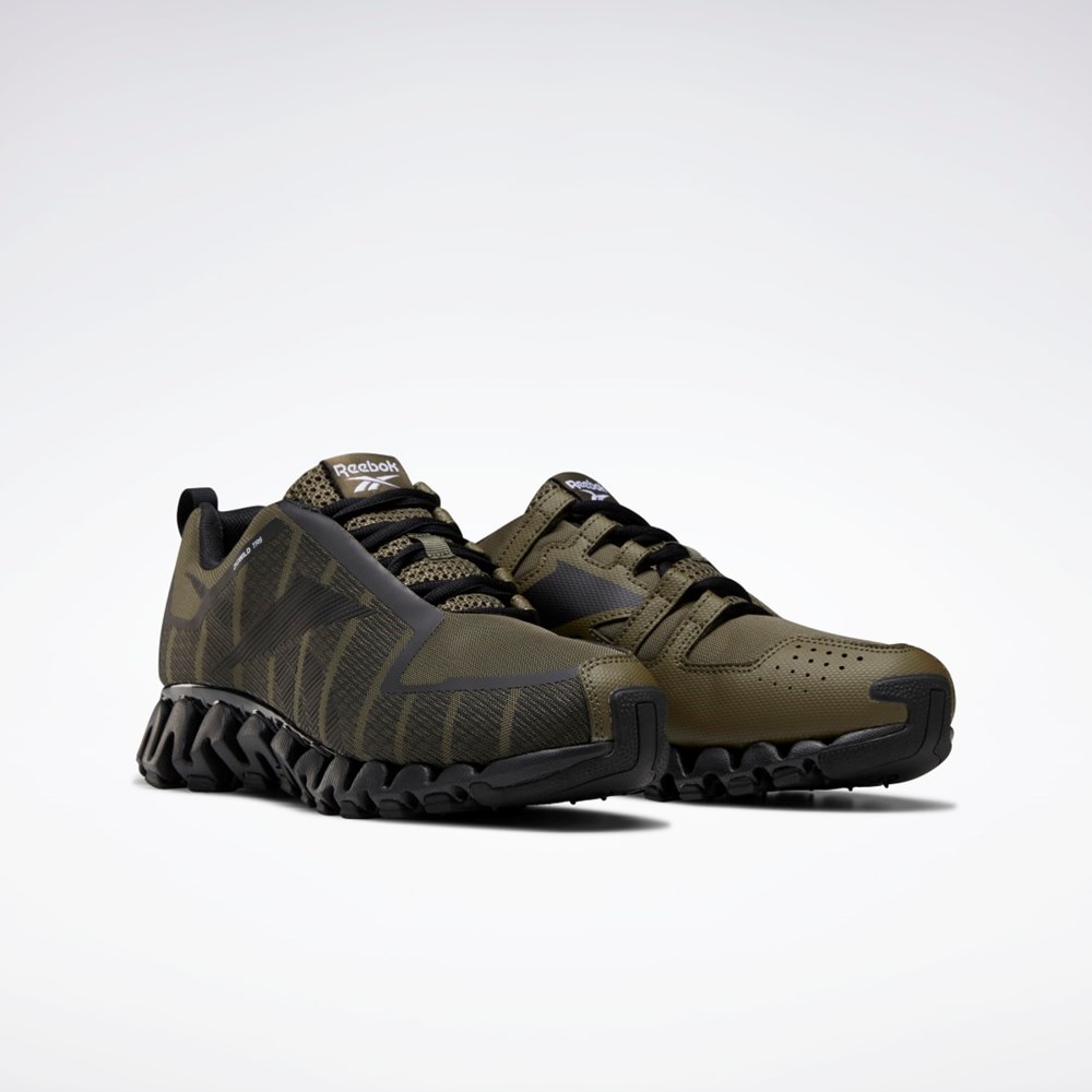 Reebok ZigWild Trailové 6 Shoes Zelene Černé Bílé | UXBJE3952