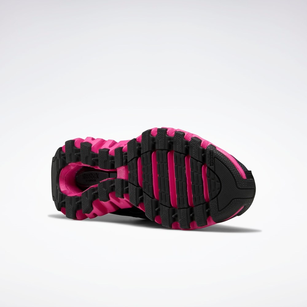 Reebok ZigWild Trailové 6 Shoes Černé Šedé Růžové | VIZQL4102