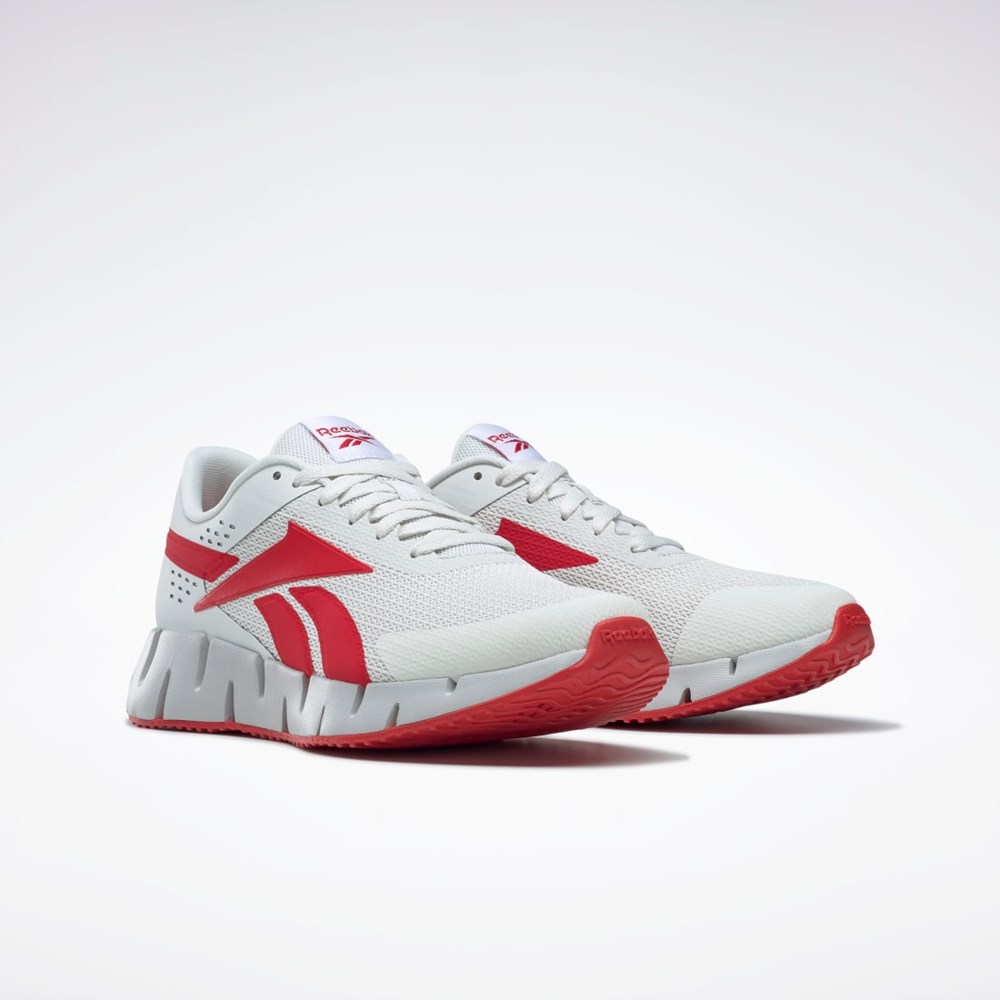 Reebok Zig Dynamica 2 Shoes Šedé Červené Šedé | TNQPZ3851