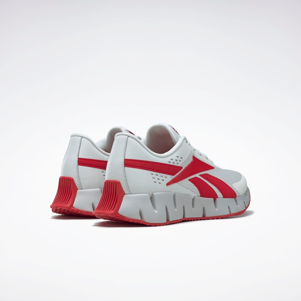 Reebok Zig Dynamica 2 Shoes Šedé Červené Šedé | TNQPZ3851